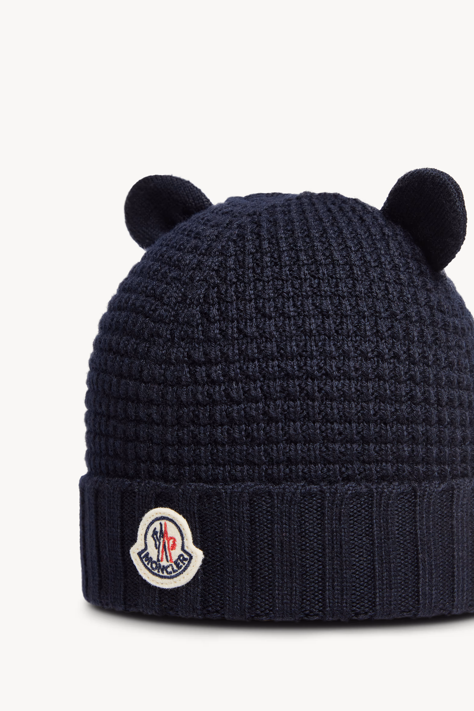 Gorro de lana con orejas de osito de peluche De Género Neutro Azul marino Moncler 4